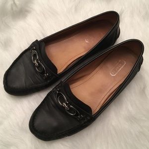 Coach leather loafer
